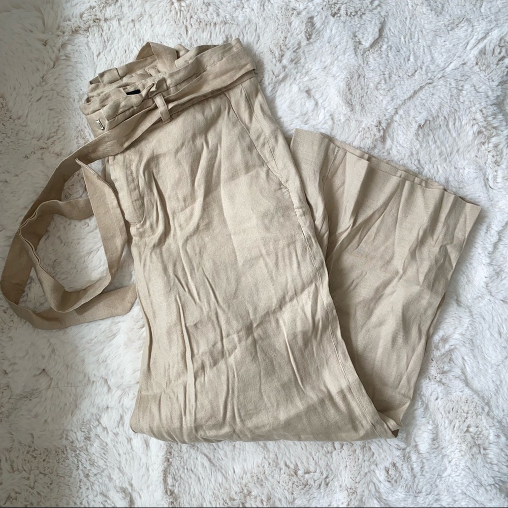 Banana Republic Factory Tan Wide Leg Pants